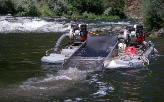 PHOTO: On Wednesday a judge in San Bernardino County ruled the use of suction dredge mining equipment will continue to be banned in the Golden State. Photo credit: Klamath Riverkeeper.