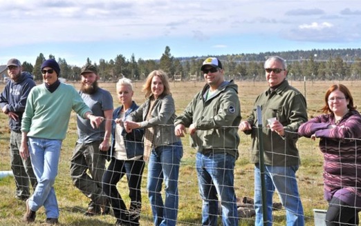 Plans are well under way for a sustainable farm and ranch operation to be run by veterans. The nonprofit Central Oregon Veterans Ranch purchased the land near Bend in 2013. Credit: Howard Gorman.