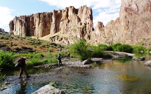 Hikes along the West Little Owyhee River are just one option for outdoor recreation in the Owyhee Canyonlands. Eight conservation groups have formed a coalition to protect the area as federal wilderness. Credit: Jeremy Fox/Owyhee Coalition.
