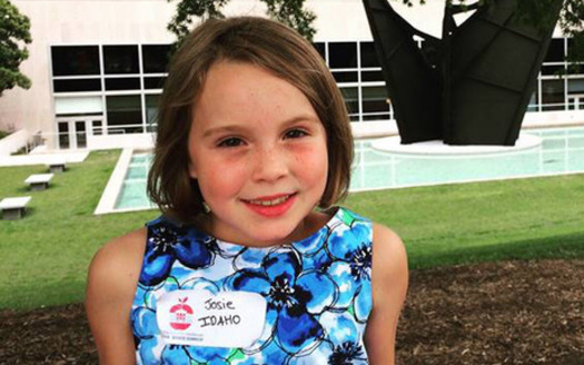 ight-year-old Josie Roll of Moscow, Idaho, recently went to Washington, D.C., to see her winning healthy recipe served at a White House dinner. Credit: Kate Roll.