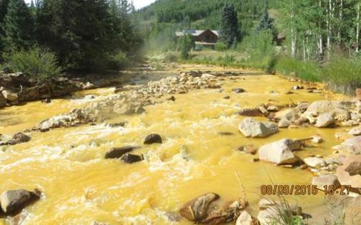 Farmington, NM - The Gold King Mine in Colorado, from which 3 million gallons of toxic sludge spilled into the Animas River and is devastating downstream commmunities such as Farmington, is just one of thousands of abandoned mines. It turned the waters of the Animas River yellow and orange, prompting water emergencies downstream as far as Lake Powell. The other thousands of abandoned mines throughout the West pose an equal or greater threat to rivers and waterways. Comments from Mike Eisenfeld, energy coord