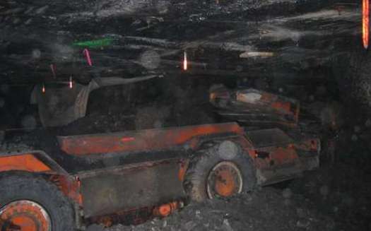 Heavy equipment in a coal mine. Courtesy: U.S. Department of the Interior. 