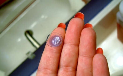 Almost everyone in a CDC report on contact-lens wearers admits to at least one habit that increases their risk of an eye infection. Credit: JDurham/morguefile.com