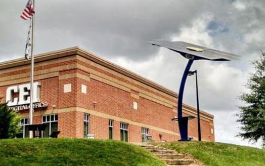 CEI - The Digital Office in Raleigh took advantage of available state and federal tax credits to install 615 solar panels and a new 