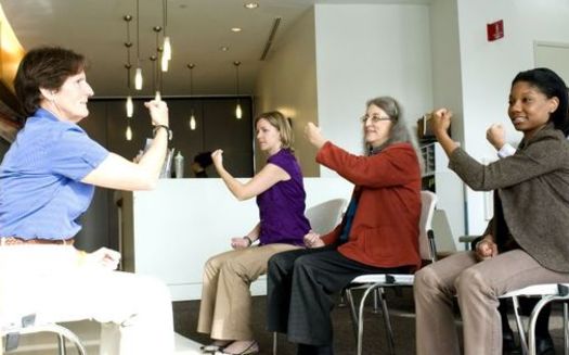 Tai chi is recommended as an ideal exercise for seniors to help prevent falls. Credit: Amanda Mills, USCDCP, Public Domain Images