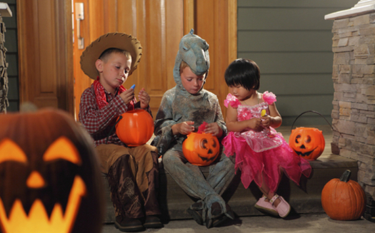 Safe Kids Worldwide has some easy and effective tips for drivers and parents to make sure all ghosts and goblins can trick-or-treat safely. Credit: Viafilms/iStockphoto