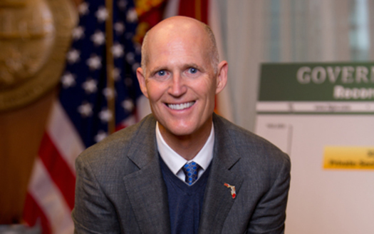 Environmental and animal-rights advocates are questioning why Gov. Rick Scott was selected to receive a conservation honor. Courtesy: fl.gov
