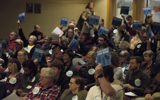 Spokane-area residents pack an Oct. 27 meeting about Avista's continued use of power generated from coal. Courtesy: Sierra Club