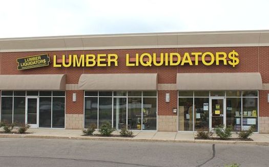 Lumber Liquidators is the first major home-improvement retailer to require that flooring it sells be free of contaminated plastics. Credit: Dwight Burdette/Wikimedia Commons