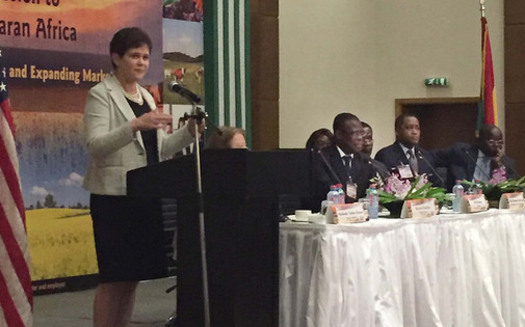 Deputy USDA Secretary Krysta Harden was among those leading a trade mission to Ghana, where the agency signed agreements worth $58 million over the next five years. Courtesy: USDA