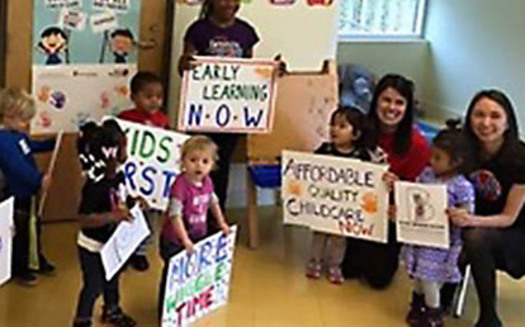 MomsRising is a national group urging its members to speak up this election year about improving policies for working families and children. Courtesy: MomsRising