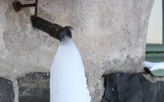 Wrapping pipes and draining faucets can help prevent broken pipes and leaks in the winter months. (scarab/morguefile)