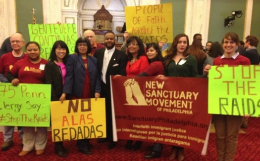 About 275 members of the Pennsylvania clergy have signed a letter condemning ICE raids. (New Santuary Movement)