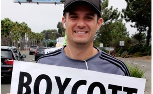 SeaWorld has admitted sending employee Paul McComb to pose as an activist. (April Cruz/PETA)