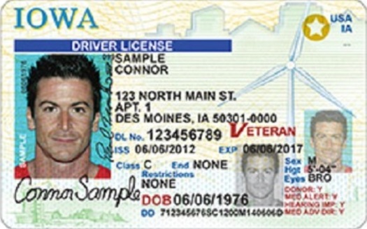 A new poll shows a majority of Iowans favor issuing driver's licenses to individuals, regardless of their immigration status. (Iowa Department of Transportation)