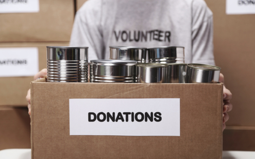 South Dakota college basketball fans are helping local teams earn the most food donations. (iStockphoto)