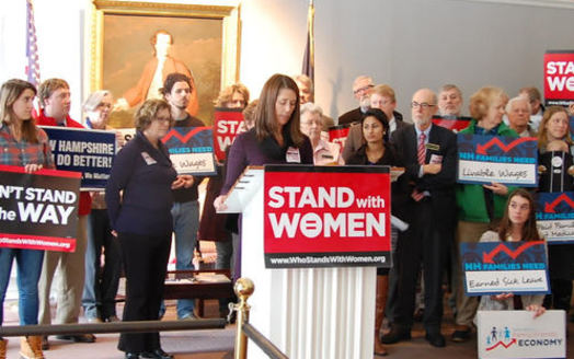 Supporters of an anti-discrimination measure to protect pregnant women in New Hampshire workplaces say they're optimistic that SB 488 will pass. (Granite State Progress)<br />