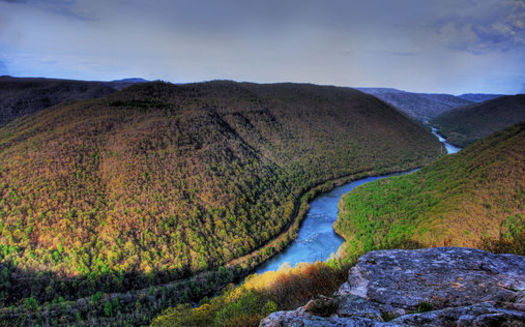 Conservationists say a steady funding source for the Land and Water Conservation Fund will help protect areas like the New River Gorge. (M. Ahmed/West Virginia Rivers Coalition)