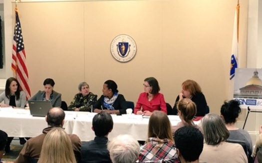 Women lawmakers are taking the lead on a bill pending at the State House that would ensure doctor-patient confidentiality when it comes to insurance companies' explanation of benefits. (Scholars Strategy Network)