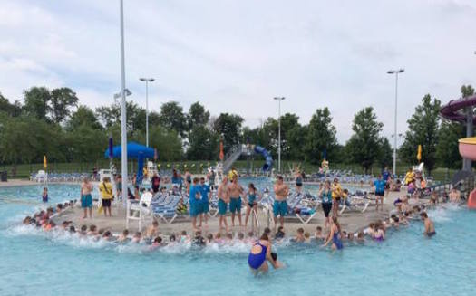 The Altoona Campus Aquatic Park is one of several locations participating in the World's Largest Swimming Lesson. (Iowa Department of Public Health)