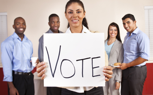Feet in 2 Worlds has designed a new smartphone app to inform young Latinos and help get them to polls on Election Day. (iStockphoto)