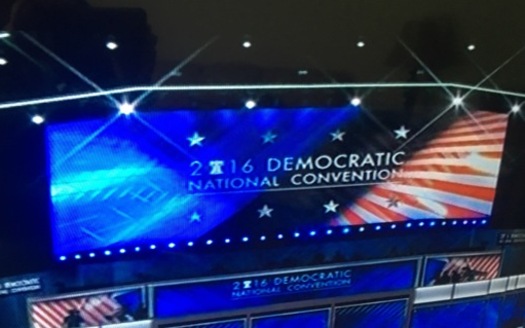 The Democratic Party platform rejects high-stakes testing and teacher evaluations based on student test scores. (Democratic National Convention)