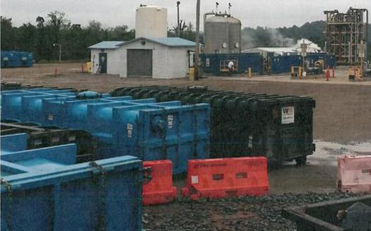 Documents show nearly 50 containers of low-level radioactive West Virginia fracking waste was dumped into a Kentucky landfill, amid regulatory confusion and questionable business practices. (WV DHHR)