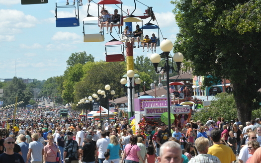 More than a million visitors are expected at the Iowa State Fair, which starts Thursday. (Wikimedia Commons)