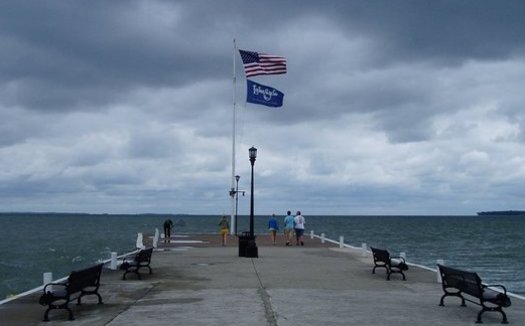 A poll found Great Lakes voters would be less likely to vote for a presidential candidate promising cuts to restoration funds for Lake Erie and the other Great Lakes. (Sam DeLong/Flickr)