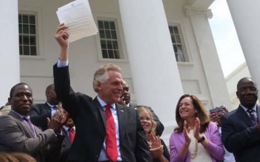 Gov. Terry McAuliffe's efforts to restore voting rights to restored felons is part of the electoral landscape in Virginia this year. (Office of Gov. McAuliffe/Flickr)