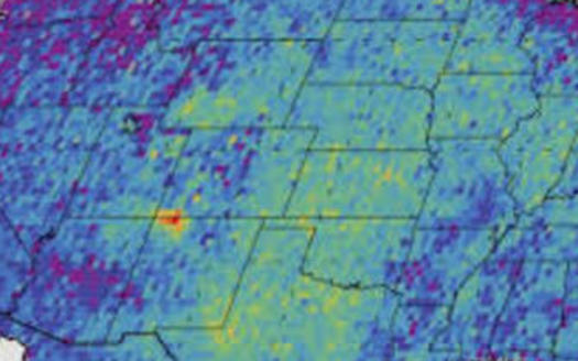 Imgenes satelitales muestran un penacho de metano cerca del rea de Four Corners (NASA)