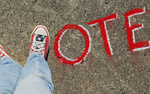Experts recommend not only talking to kids about the importance of voting, but also encourage them to consider running for office one day. (Theresa Thompson/Flickr)