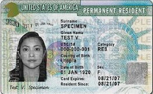 Immigrants who are the victims of domestic violence can apply for permanent resident status. (U.S. State Dept.)