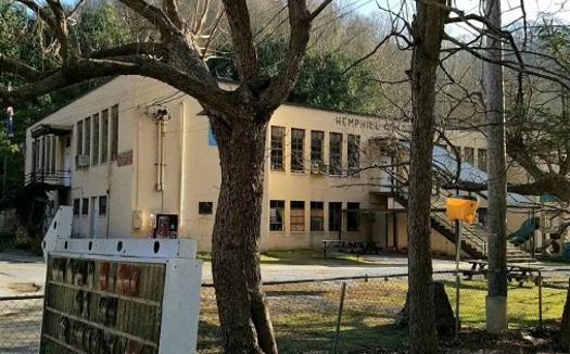 This small-town community center is involved in the Letcher County Culture Hub, an effort in eastern Kentucky to bridge political differences through arts and culture. (Gwen Johnson)
