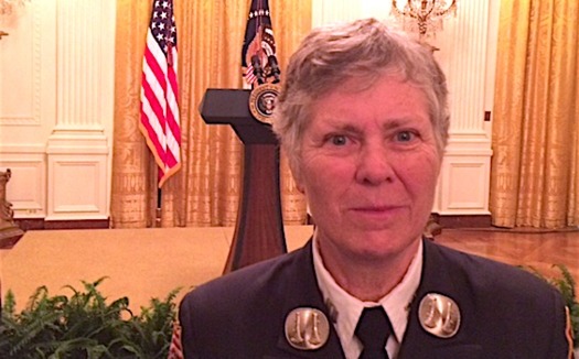 Brenda Berkman, one of the first women firefighters in New York City, joined the FDNY in 1982. (Brenda Berkman)