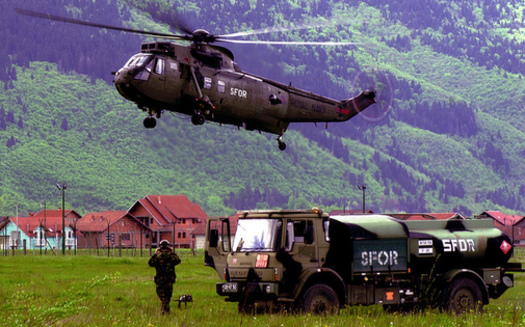 A big increase in military spending could be coming, but it would likely be at the expense of other federal programs. (Master Sgt. Craig Lifton/Flickr)
