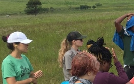 For women working on conservation issues in Virginia, such as Giles Harnsberger, left, current challenges are turning into opportunities for growth. (Groundwork RVA)