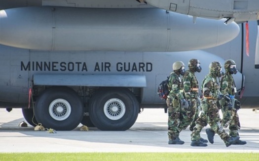 Cutting programs that fight climate change threaten military bases in Minnesota and around the country. (US Air Force)