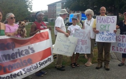 Grassroots groups are concerned that a proposal to change the way Social Security is funded would have negative trickle-down effects on local businesses. (Granite State Organizing Project)