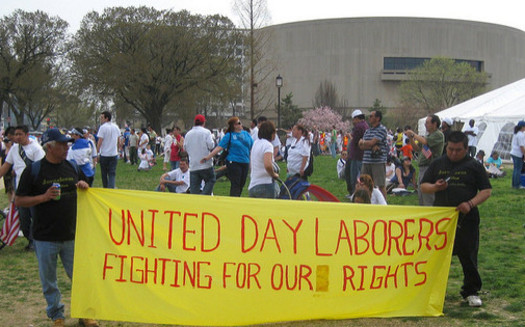 Romeo Sosa of the organization VOZ says day laborers are misunderstood by the community. (futureatlas.com/Flickr)