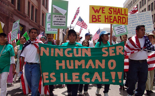 Advocates says May Day in Maine will focus on immigrants rights both in Portland and on college campuses. (iJonathan McIntosh/wikimedia)