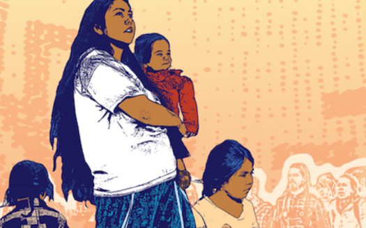 This year, artists who helped create Mamas Day cards are featuring mothers from immigrant and Muslim families. (Melanie Cervantes/Forward Together)