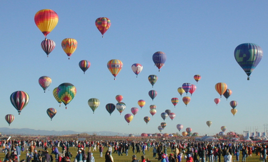 The Albuquerque International Balloon Fiesta is just one attribute that helped launch the city onto a new national list for wellness. (Creative Commons/Flickr)