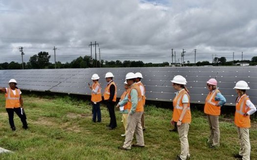 Two solar farms at First Baptist Church of Mount Olive are now generating enough to power a small town. (Nature Conservancy in North Carolina)
