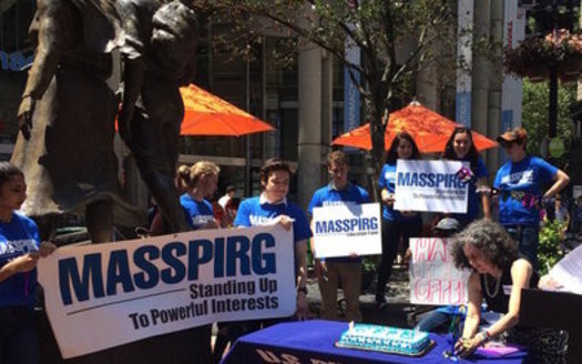 Supporters of the Consumer Financial Protection Bureau held a 6th Birthday party in Boston, but they warn lobbyists are hard at work in D.C. trying to kill the agency. (MASSPIRG)
