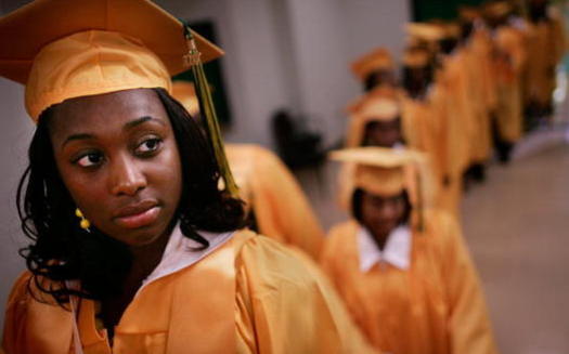 Black women with advanced degrees earn less than white men with only a bachelors degree. (Getty Images)