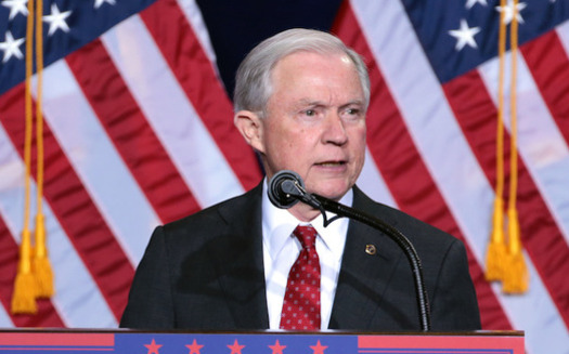 Under U.S. Attorney General Jeff Sessions, the Justice Department argues the Civil Rights Act doesnt cover sexual orientation. (Gage Skidmore/Flickr)