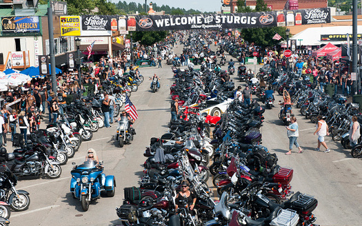 More than 700,000 people attended the Sturgis Motorcycle Rally in 2015 for the 75th anniversary. (Andrew Cullen/Getty Images)