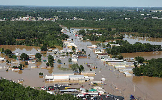 Flash floods can occur with little warning, putting students, teachers and the surrounding community at risk. (David Fine/FEMA)<br />