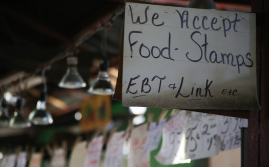 Almost 1.7 million low-income people now receive SNAP benefits in New York City alone. (Paul Sableman/Flickr)